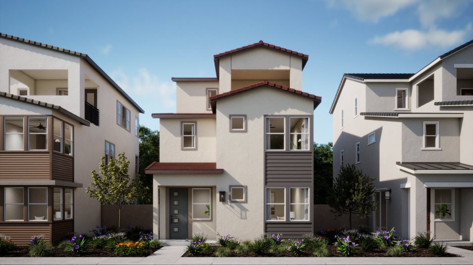 Abstract Traditional home image