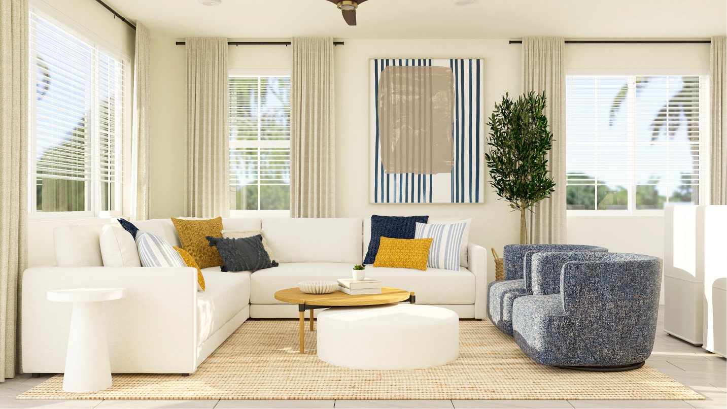 Furnished living room