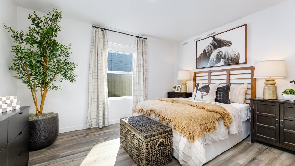 Bed4 styled as a guest room