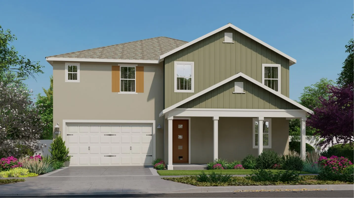 Elevation A - Modern Farmhouse