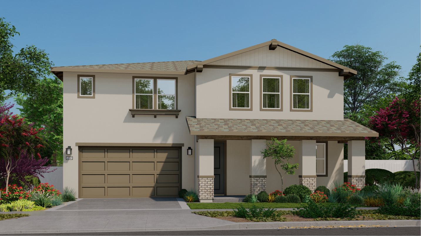 Elevation C - Territorial Ranch