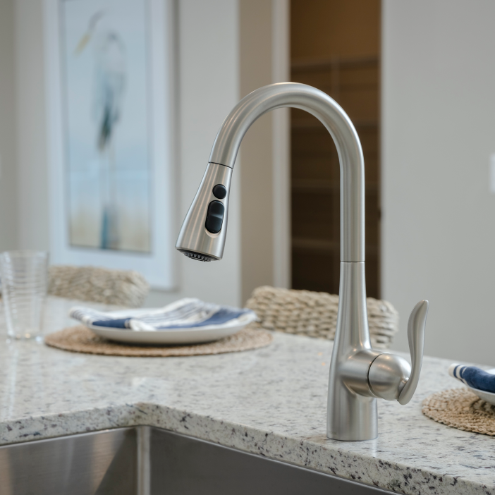Easton kitchen faucet closeup