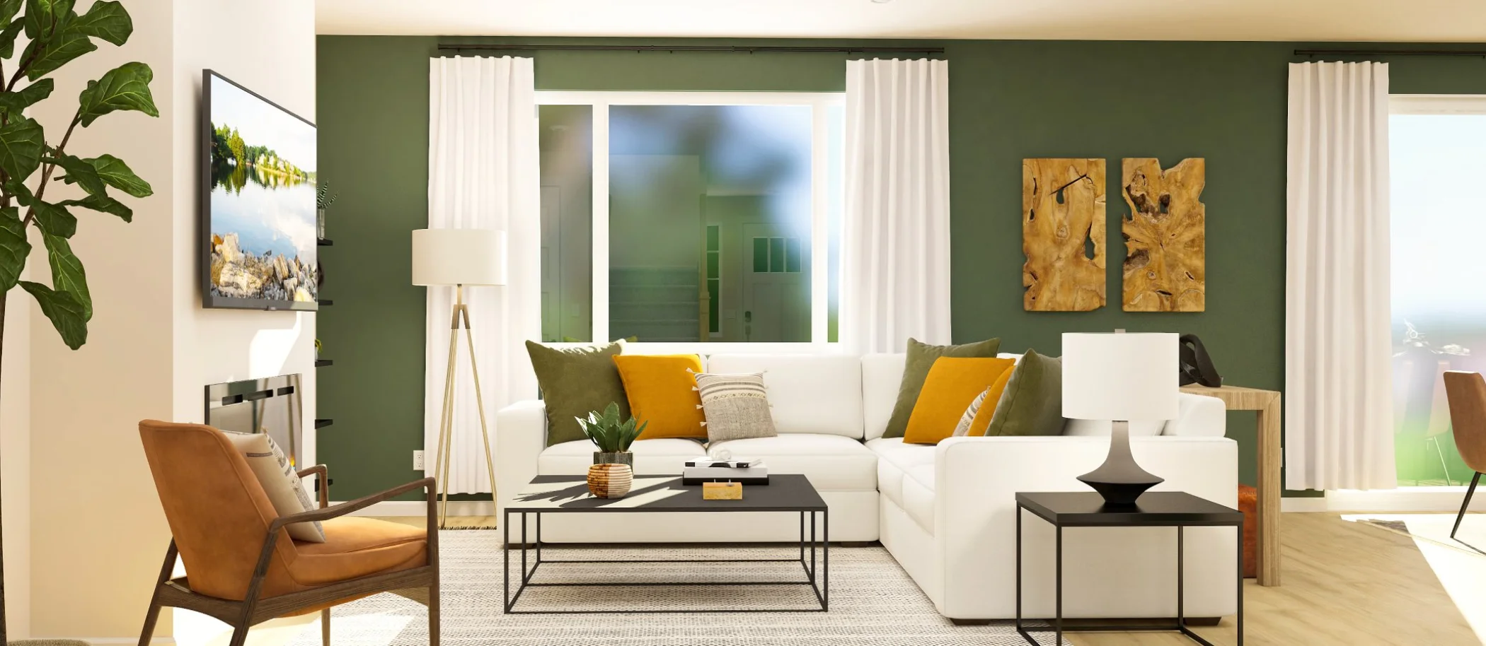 Furnished great room