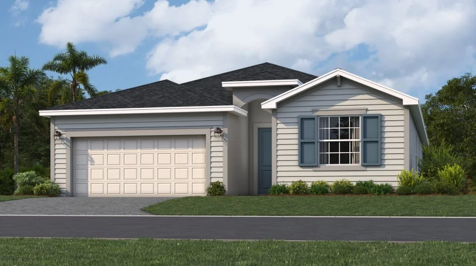 An American-inspired exterior 