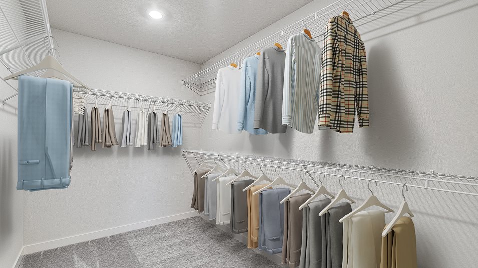 Maggie owners walk in closet