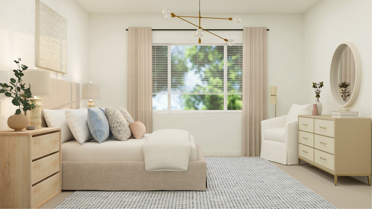 Evolution owners suite bedroom