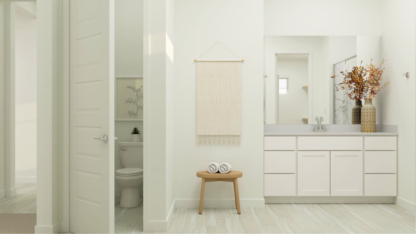 Evolution owners suite bathroom