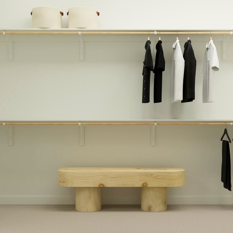 Evolution owners suite walk in closet