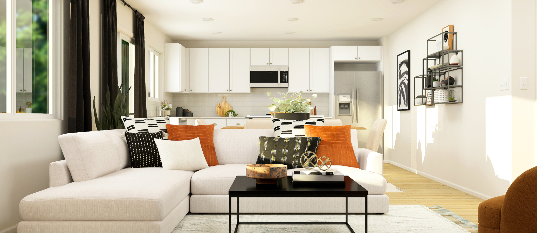 Silver Classic Collection  Woodridge Cabernet 1671 Great Room 1of2 F1