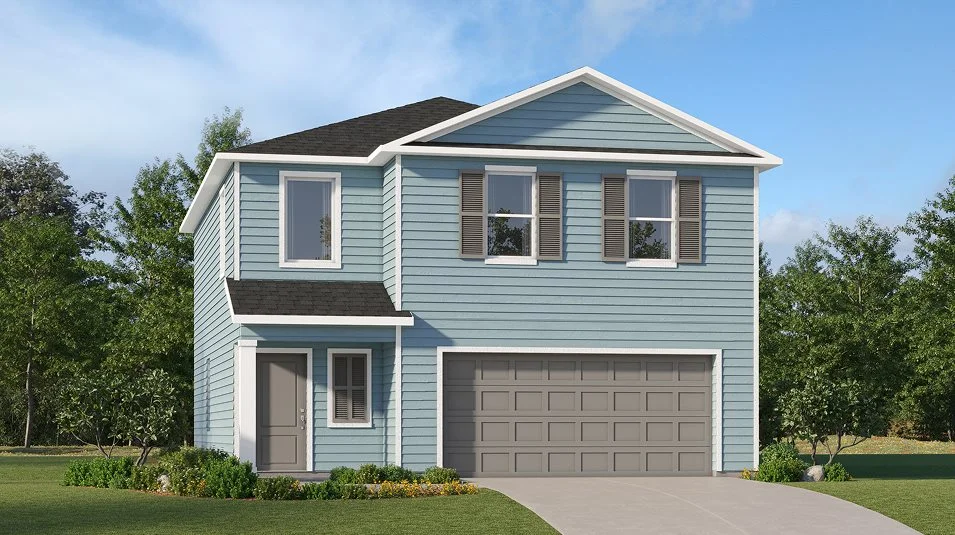 An American-inspired exterior 
