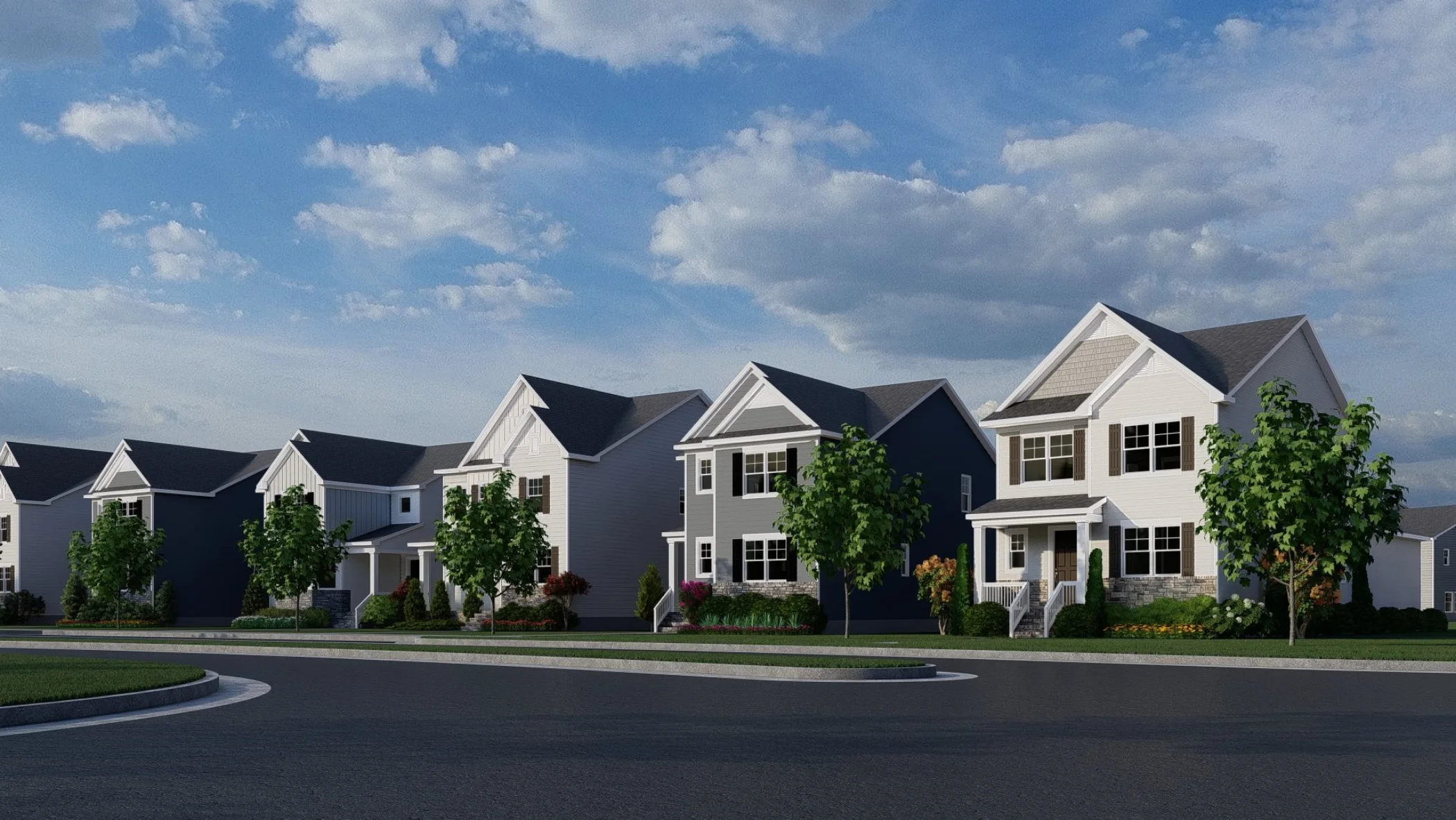 Exterior Rendering Streetscape