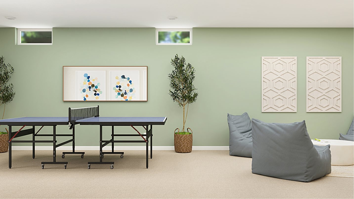 Cumbria Optional Lower Level Recreation Room