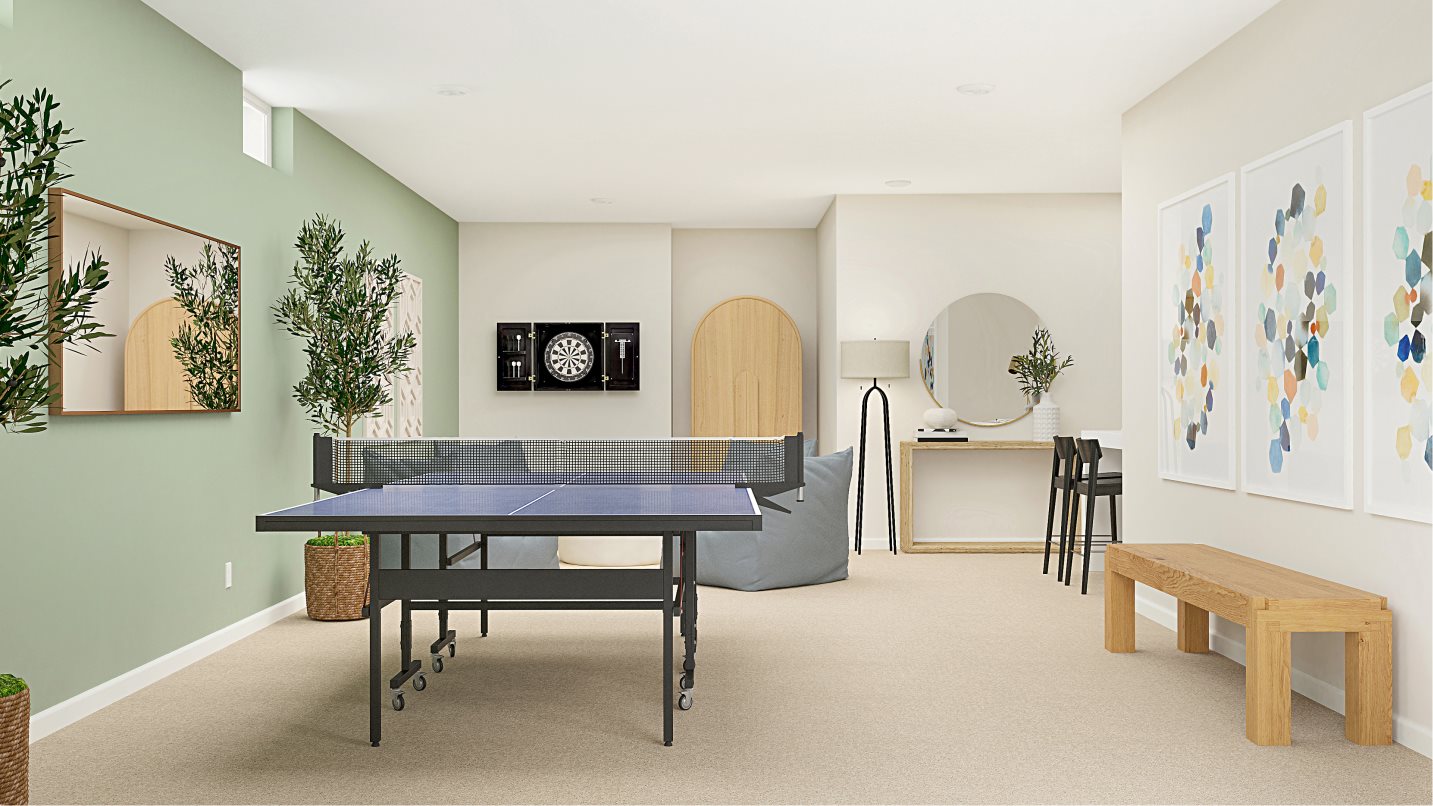 Cumbria Optional Lower Level Recreation Room