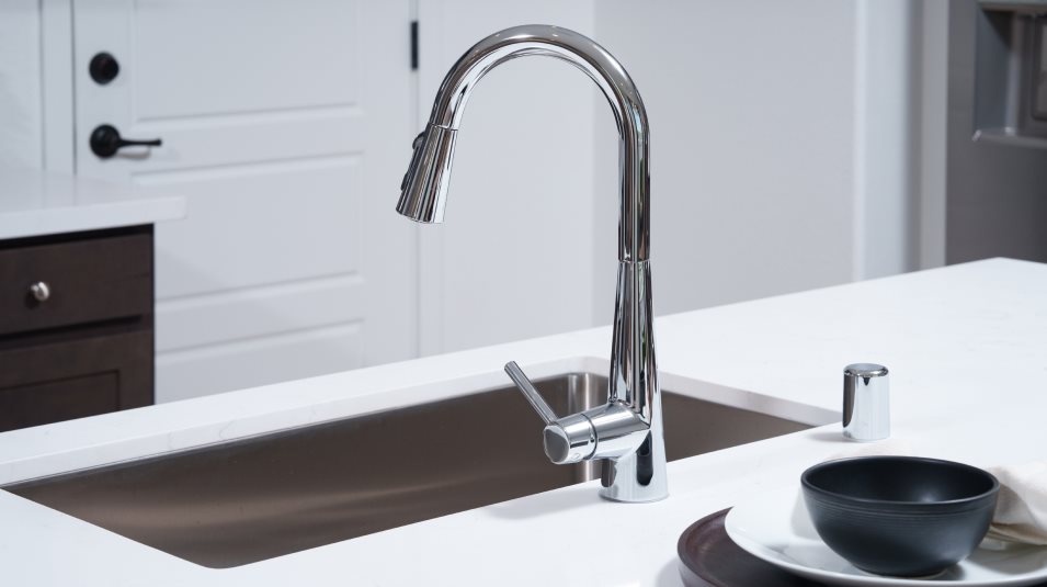 Kitchen sink close up