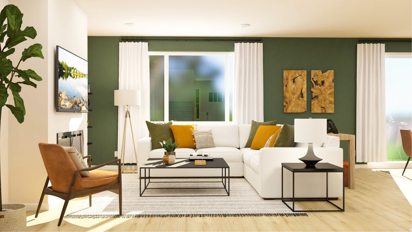 Furnished great room
