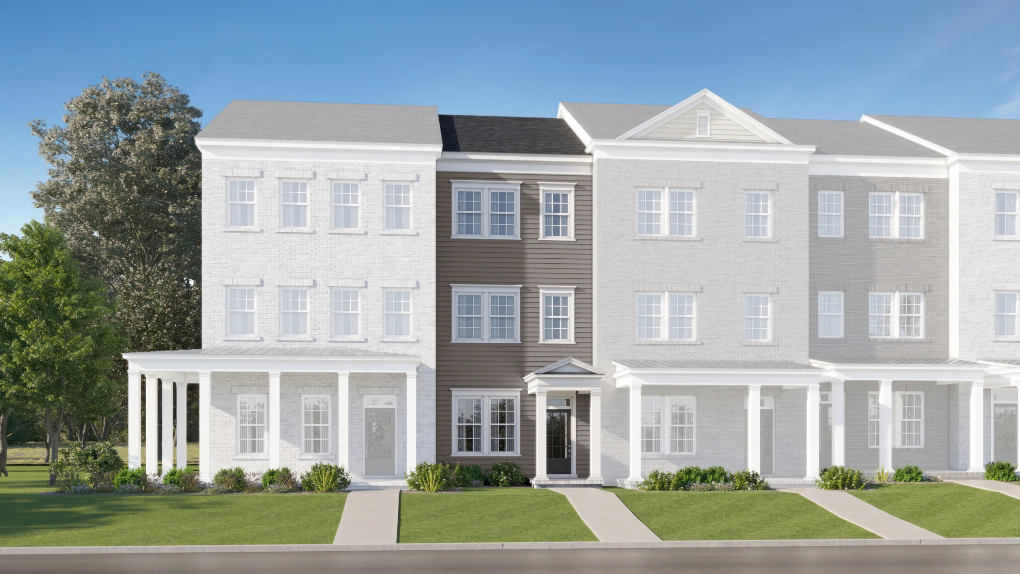 Avenue Collection 6plex Lots 10 15 front   Gatlinburg D