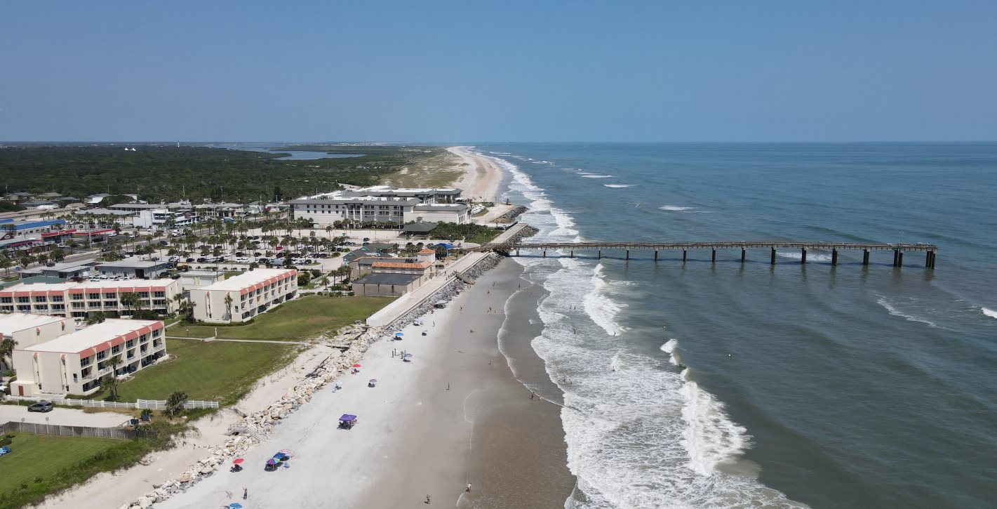 Pristine white-sand beaches