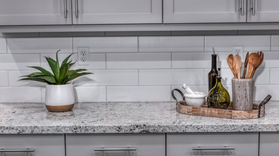 Backsplash and countertops