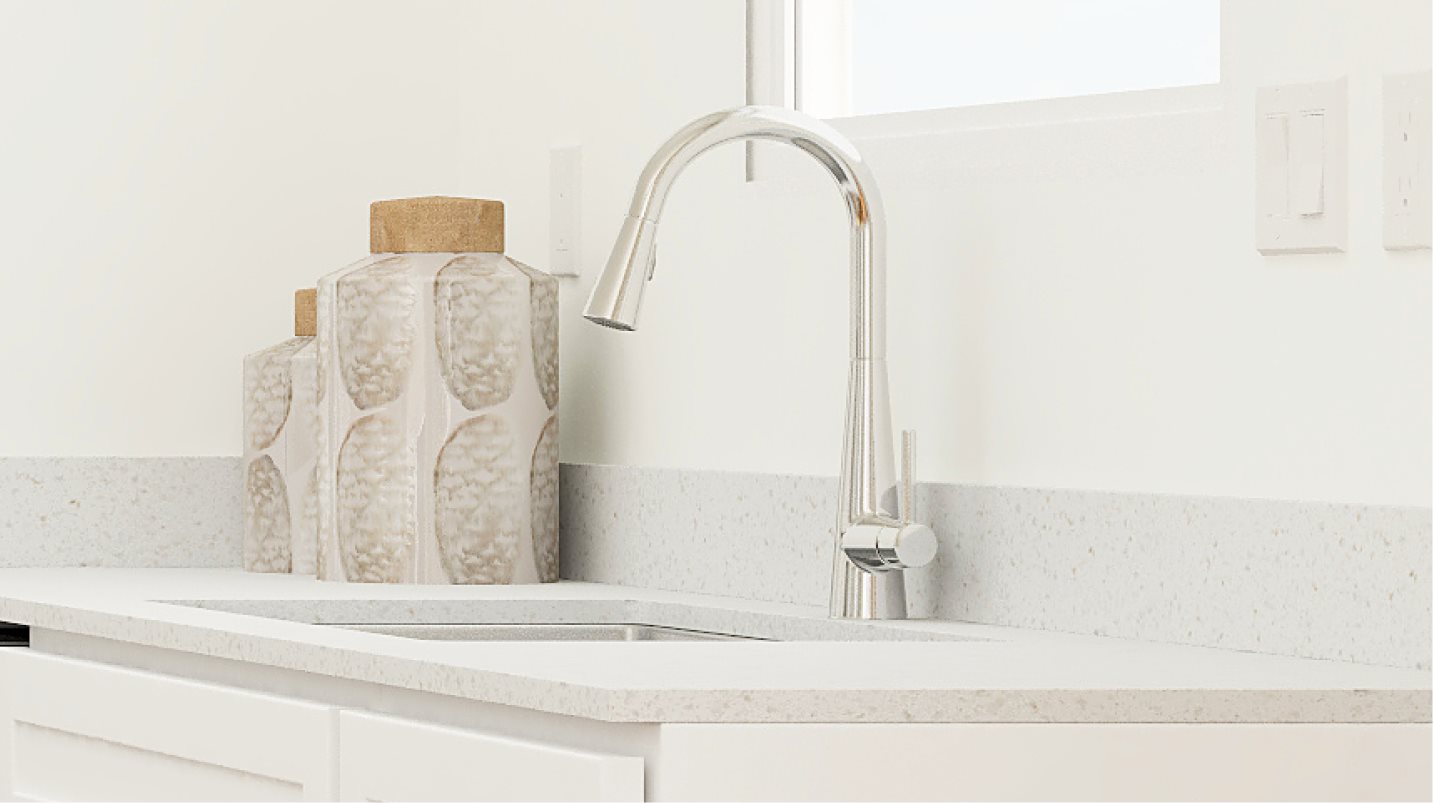 Moen faucet in chrome 