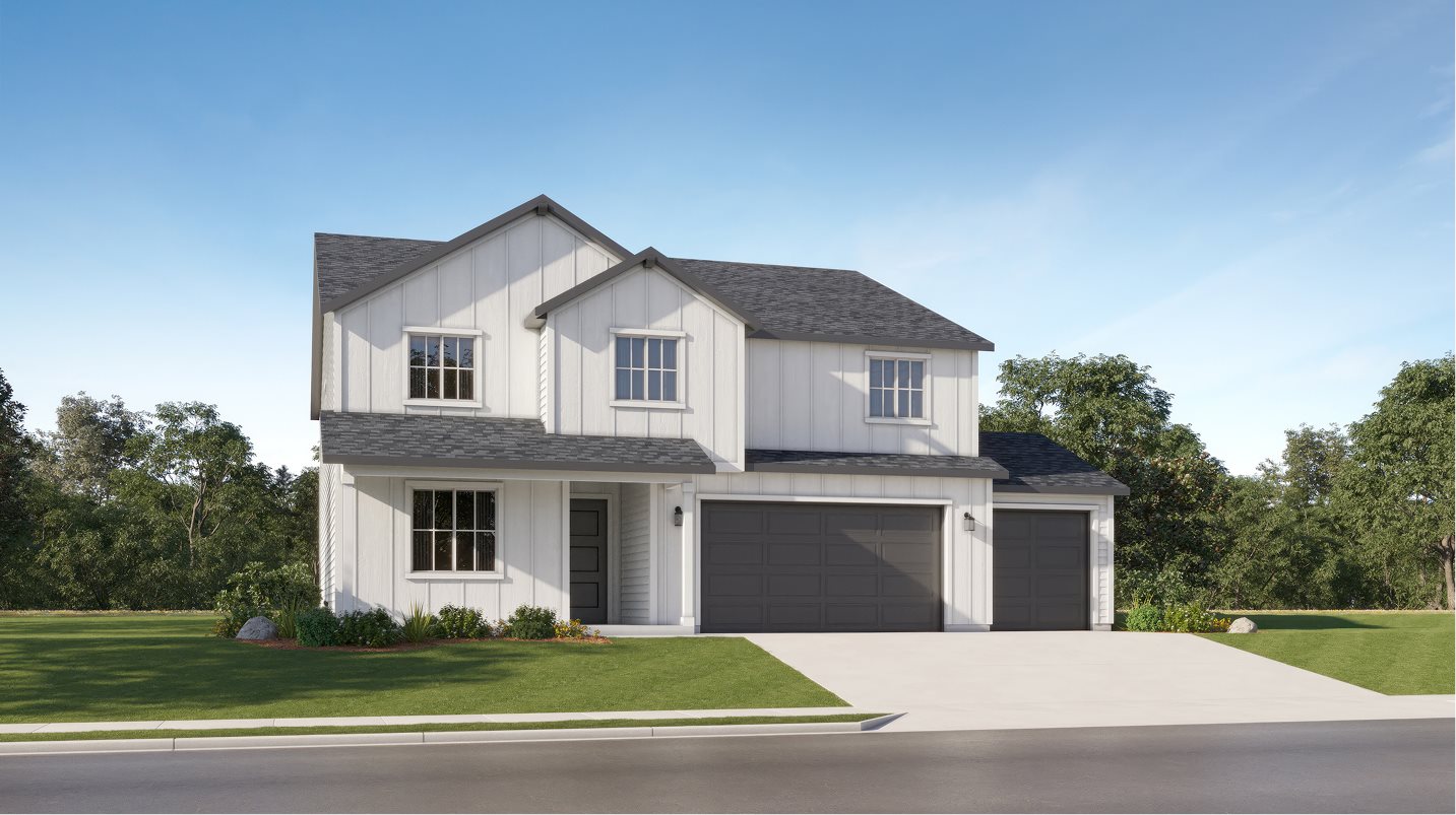 3 car farmhouse image