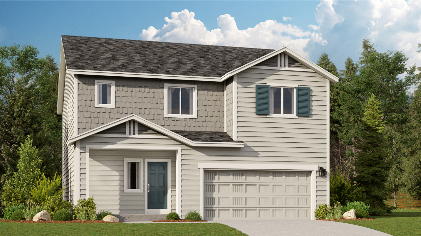 A exterior home rendering