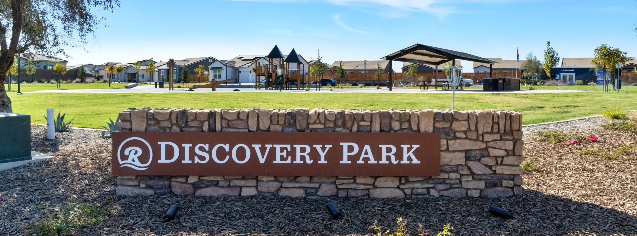 Discovery Park monument sign amenity
