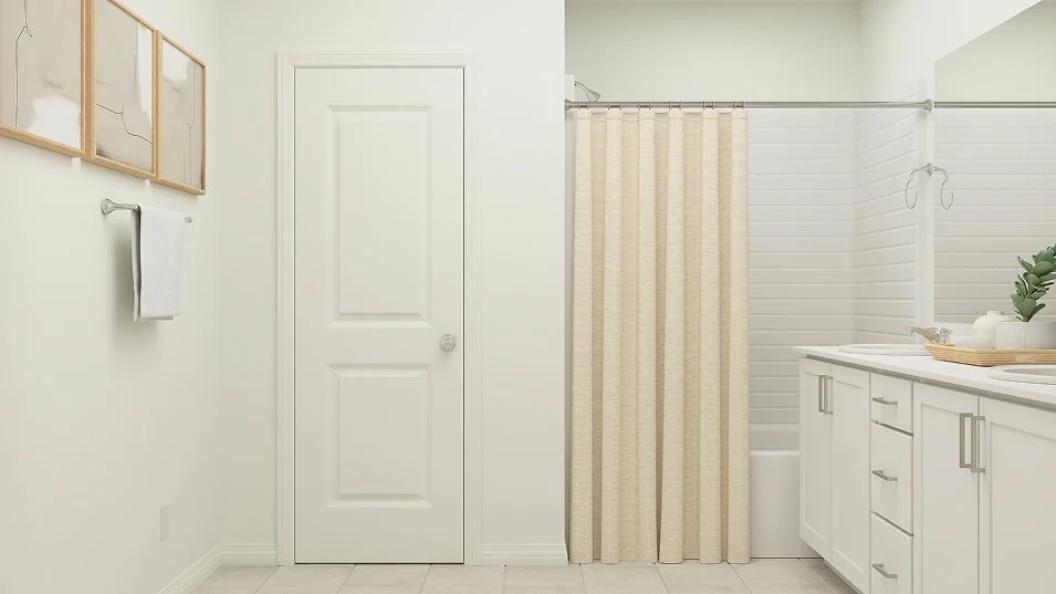 Res 1 owners suite bathroom combined shower tub