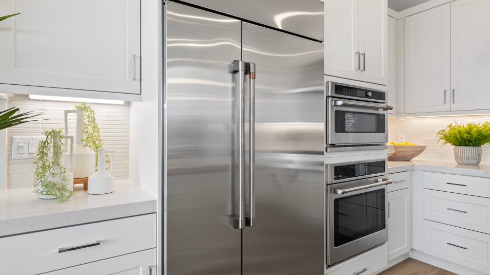 Close up of the fridge
