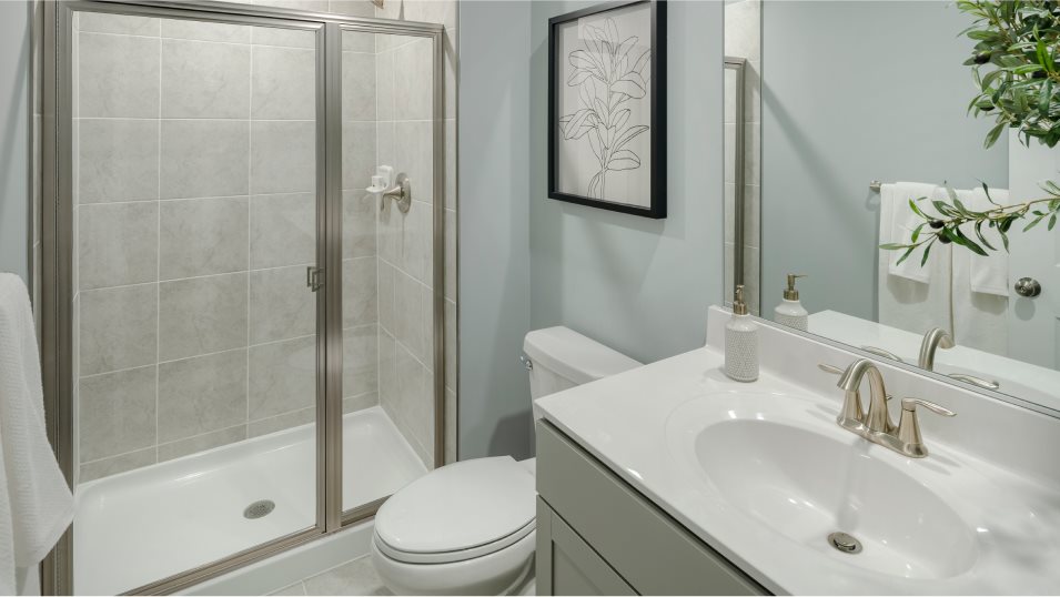 Harlow II basement bathroom