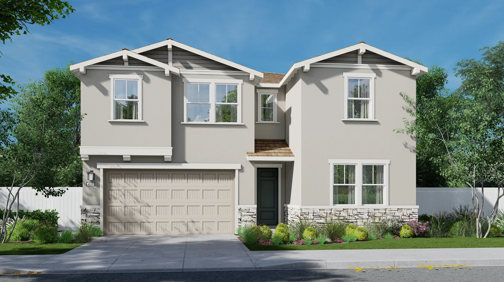 Exterior B – Craftsman home