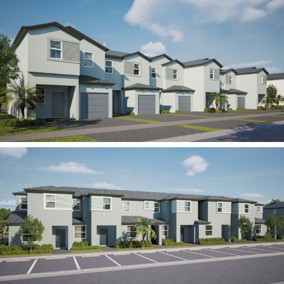 Del Mar Townhome Exteriors