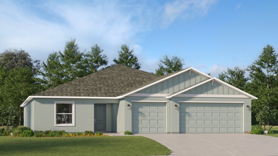 A ranch-inspired exterior
