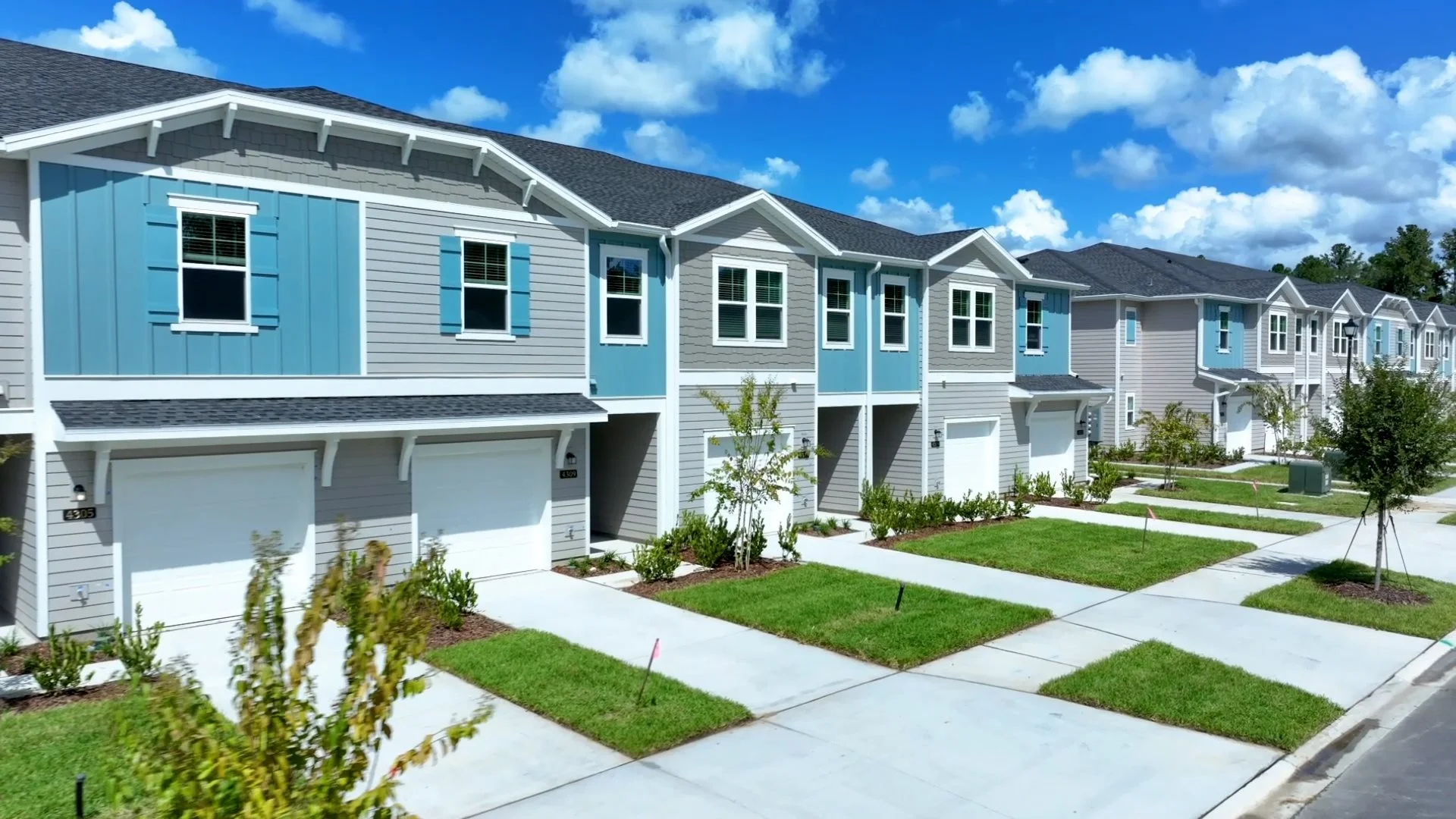 Hardwick Farms townhomes streetview