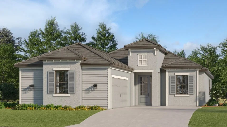 A coastal-inspired exterior 