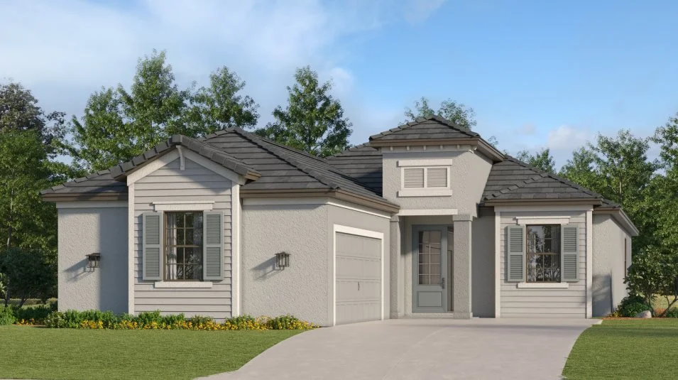 A coastal-inspired exterior 
