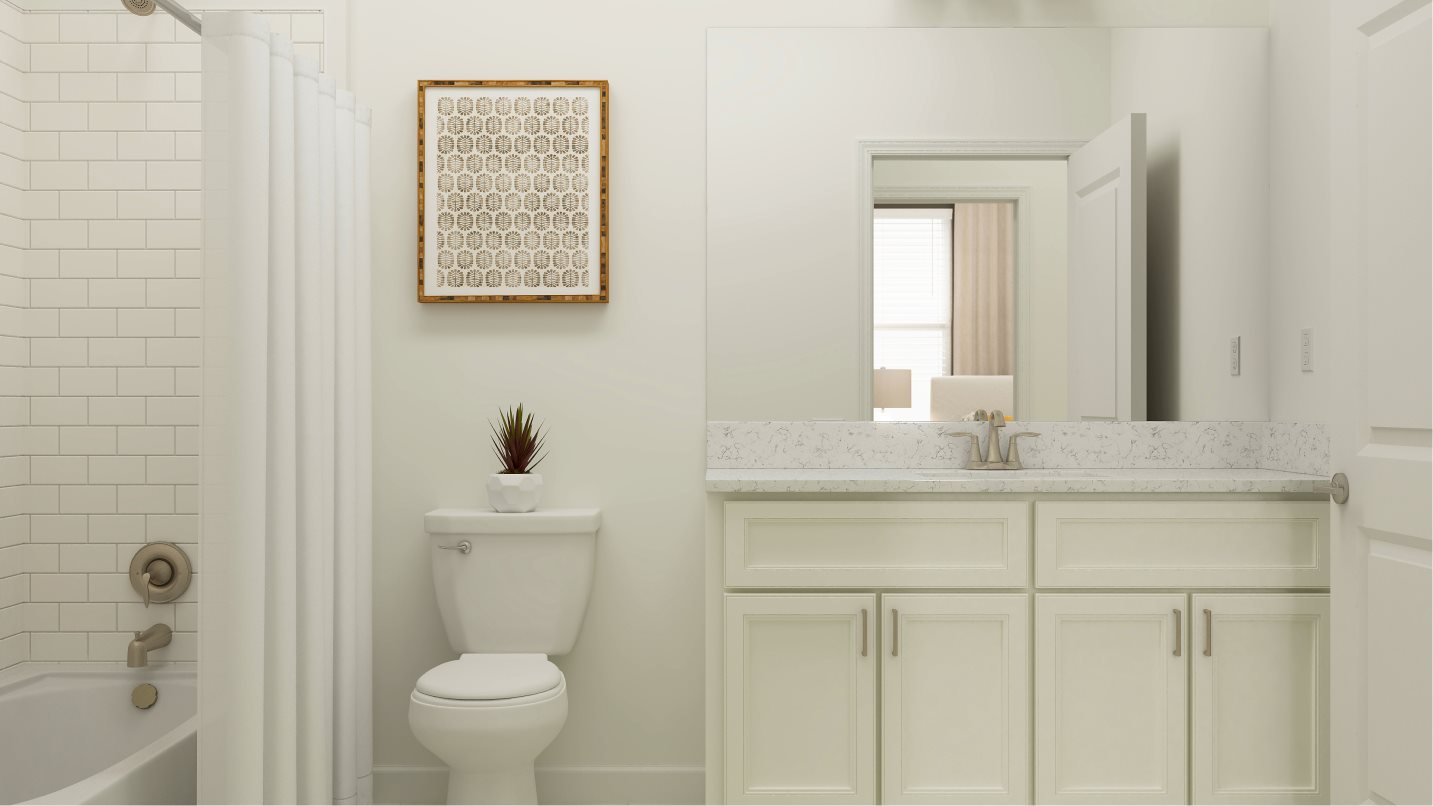 Dawning second bathroom