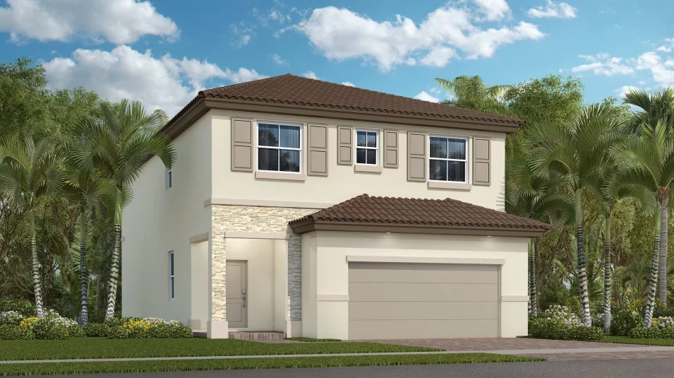A Mediterranean-inspired exterior 