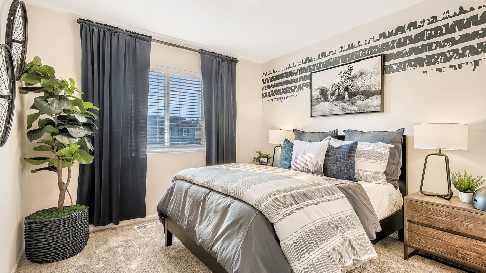 Furnished bedroom 2