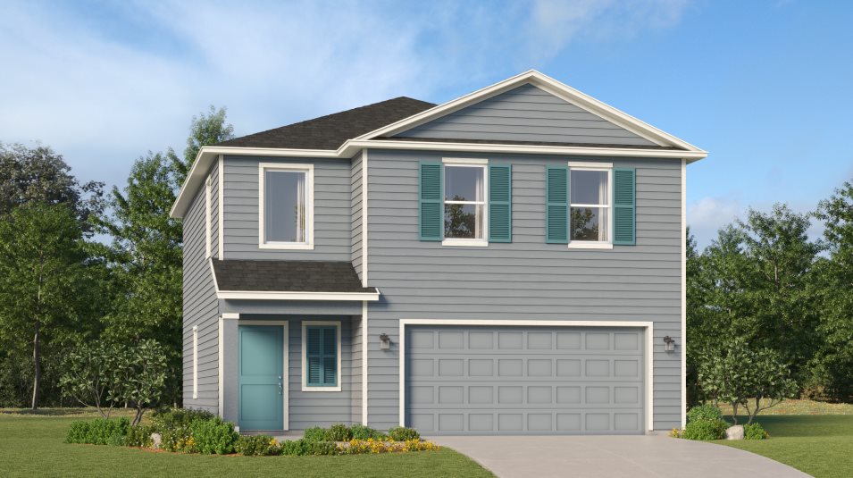 An American-inspired exterior