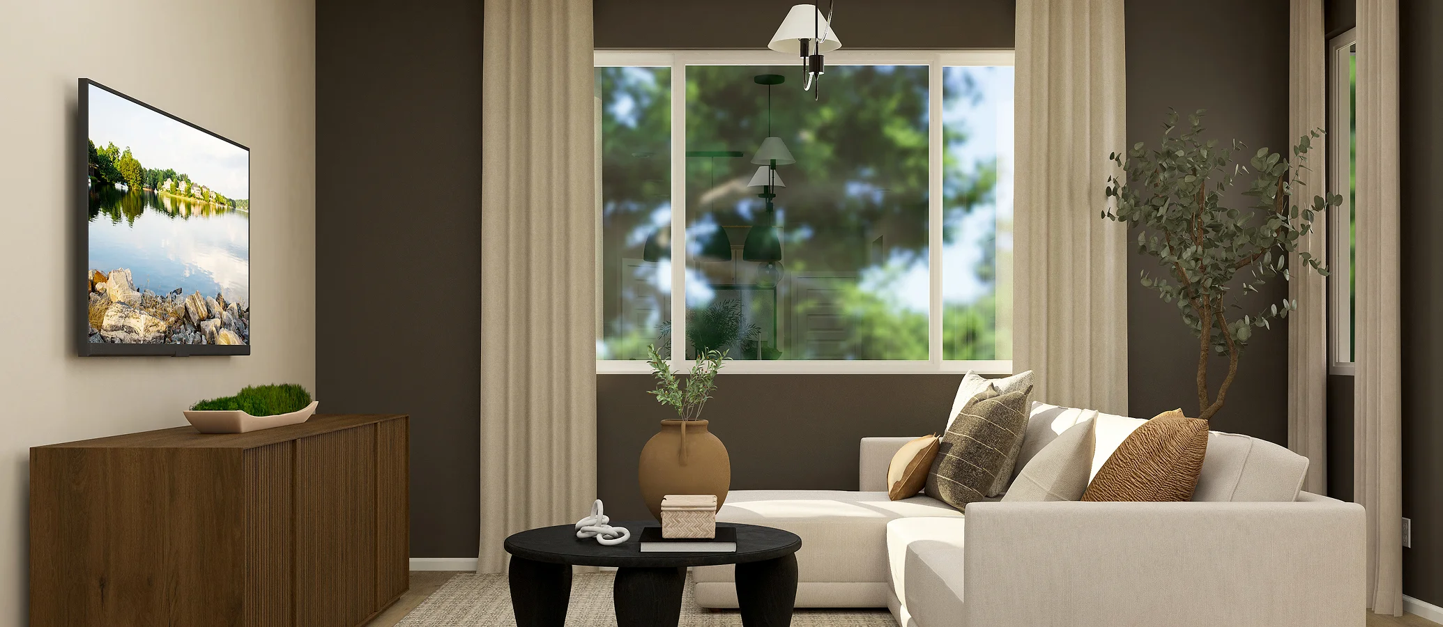 Great room rendered image