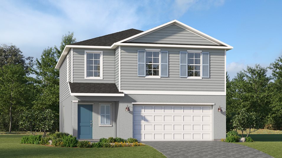 An American-inspired exterior 