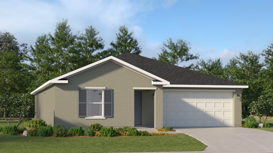 A modern ranch-inspired exterior