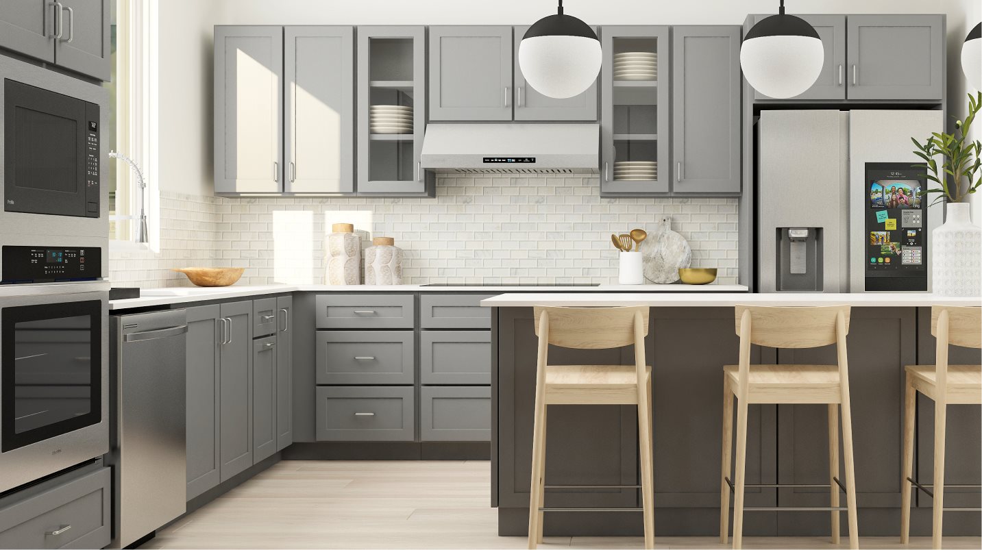 Brand-new stainless steel appliance package