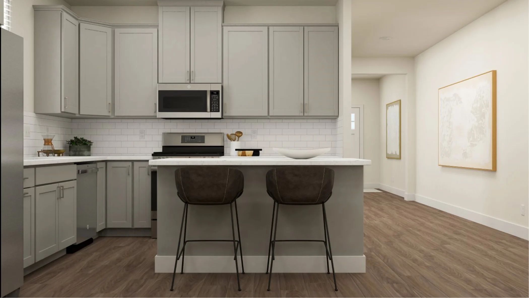 Mendocino plan kitchen