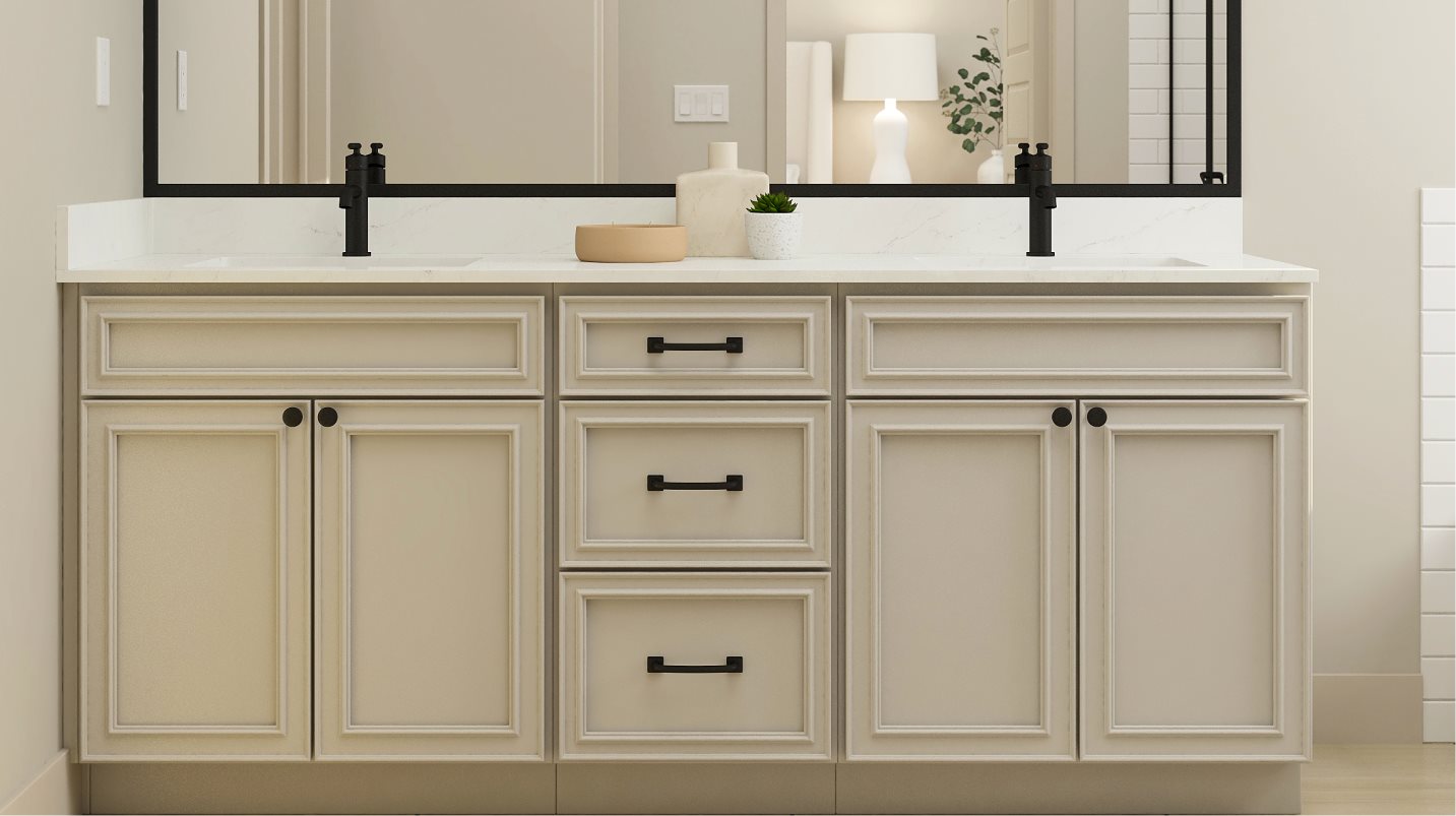 Matte black cabinet hardware