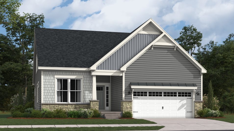 Canton Exterior Rendering Craftsman