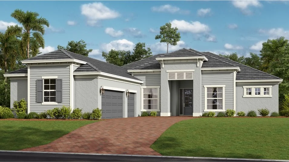 estate home rendering at wellen park golf and country club homes for sale by lennar near venice florida new construction