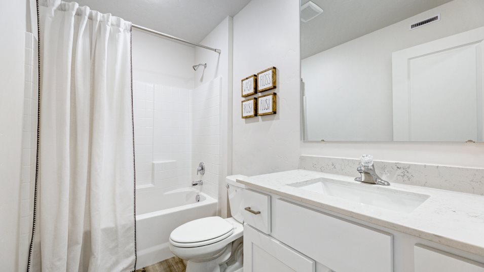 Bath2 with a combined shower bath