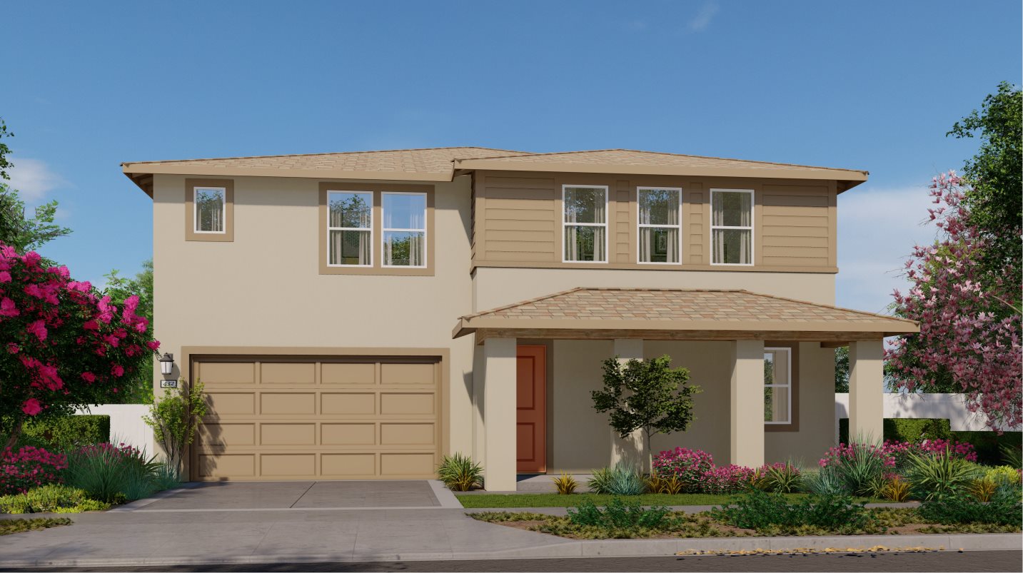Elevation B - Progressive Monterey home exterior