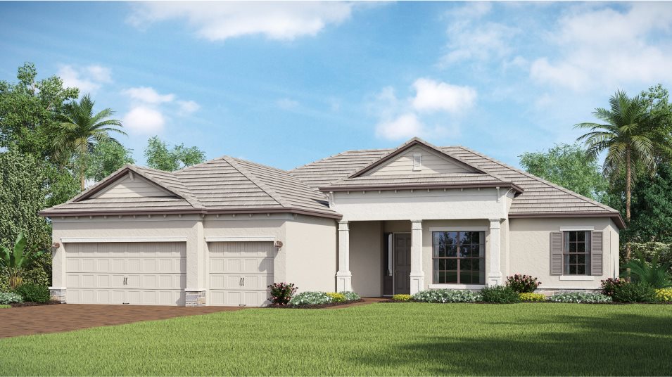Harbor West Estate Homes Oakmont II Elevation D